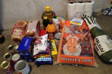 Voedselpakket voor gezinnen in Zuid-Afrika